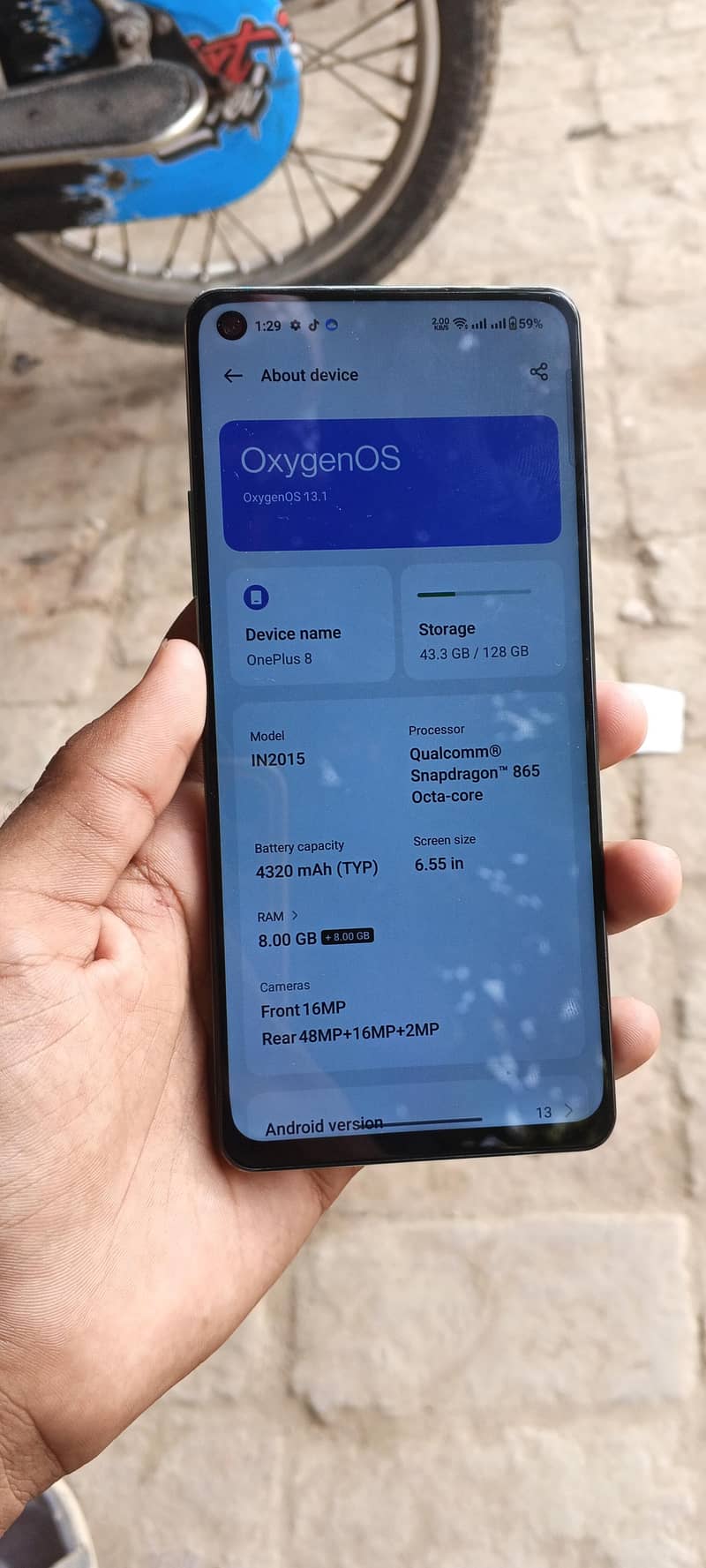 One Plus 8 5