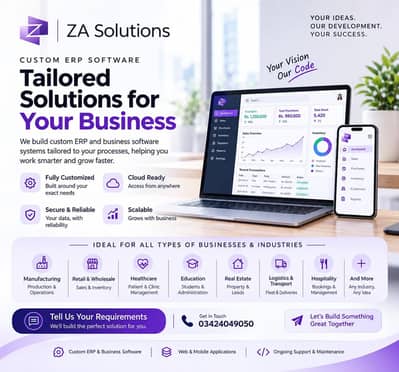 Custom ERP & Business Software