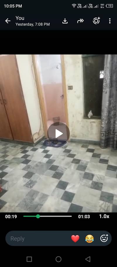 only for ladies one room attached bath sharing kitchen