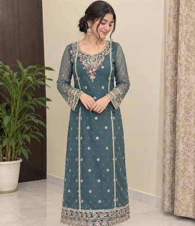 embroidery sapphire kurta for sale