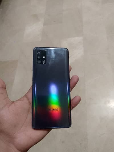 Samsung Mobile A51 6/128 with box pnl change finger scan nahi ho rhi