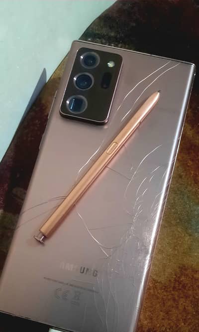 Samsung Mobile Note 20 Ultra 256 gb only cash sale