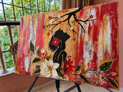Original Hand-Painted Textured Artwork