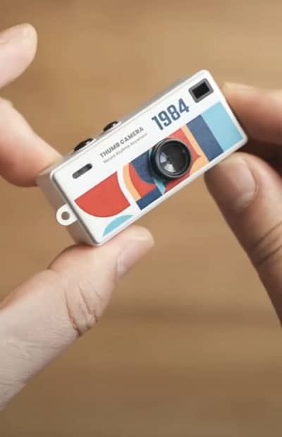Thumb Camera 1984 - Mini Keychain Camera - 6 Colors - qissa. ka. camera