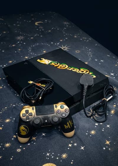 PS4 Console with 12 Loaded Games, Custom Controller & Accessories.