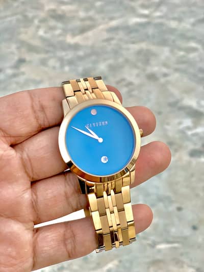 New Citizen stainless steel watch