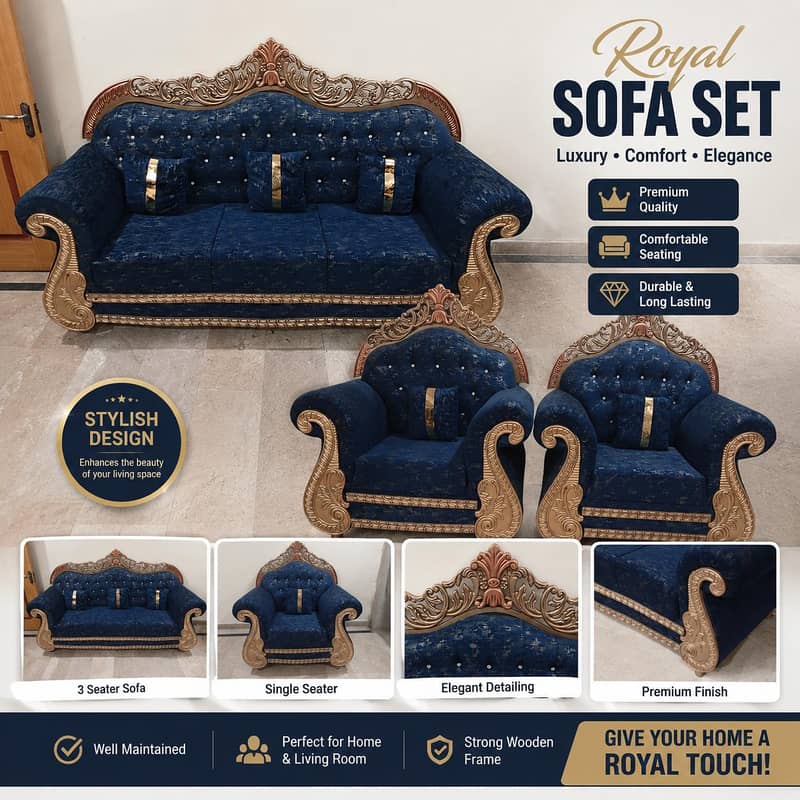 5 Seater Sofa Set 0