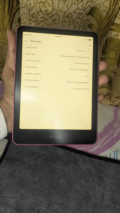 kindle Paperwhite 6 12th generation  16gb