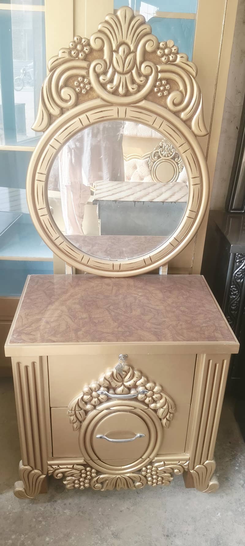 Complete Luxury Bed set | Home Furniture | King Bed | Dressing| Almari ...