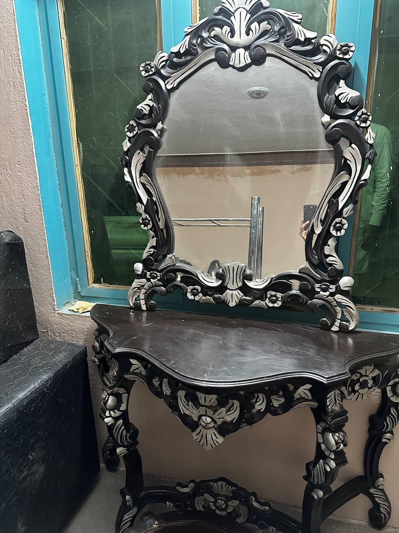 cansole table mirror 0