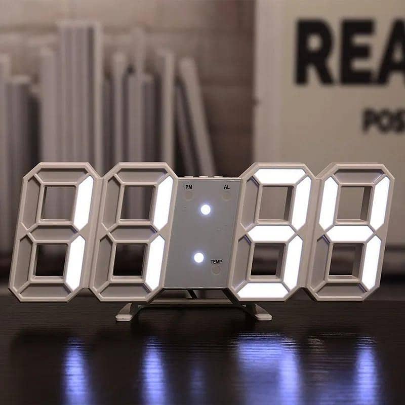 Wireless Digital Clock with Bluetooth Speaker 5