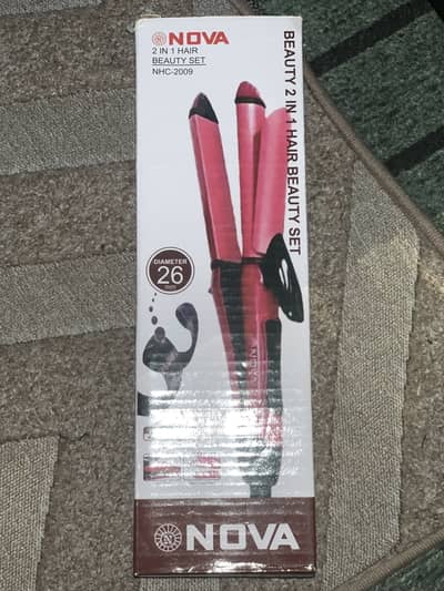  NOVA 2-in-1 Hair Beauty Set – NHC-2009   2-in-1 Hair Styling Tool