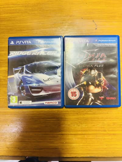 PS Vita 2 Games & Wire Charger For Sale