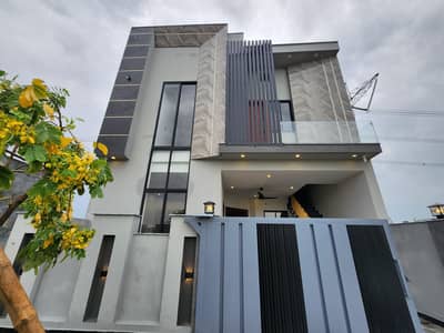 5 Marla Double Unit Ultra Modern Designer Double Heighted House Available. For Sale In Faisal Town F-18 Islamabad.
