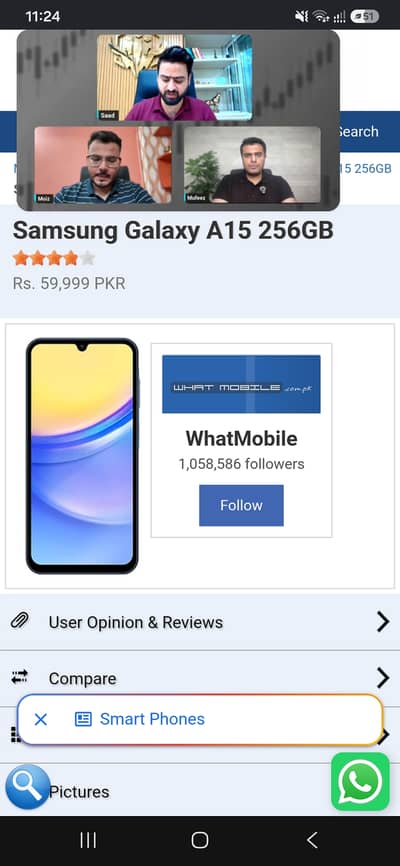 Samsung Mobile A15 5G