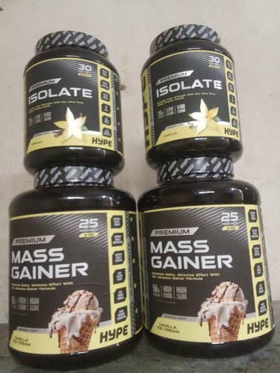 HYPE MASS GAINER AND ISOLATE PROTIEN