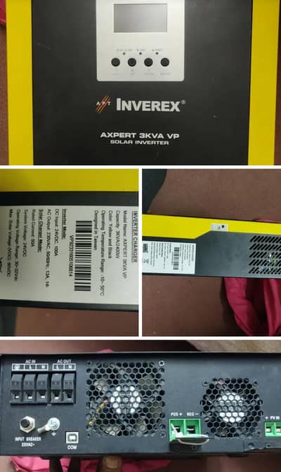 Inverex Axpert 3KVA VP model solar inverter