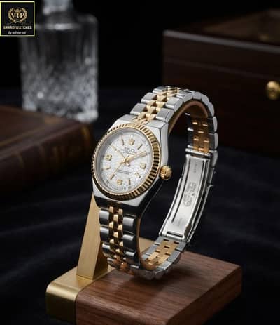 Rolex girl s chain watch