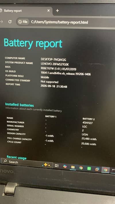 Lenovo Thinkpad i5 6th gen | 8GB Ram | 256GB SSD