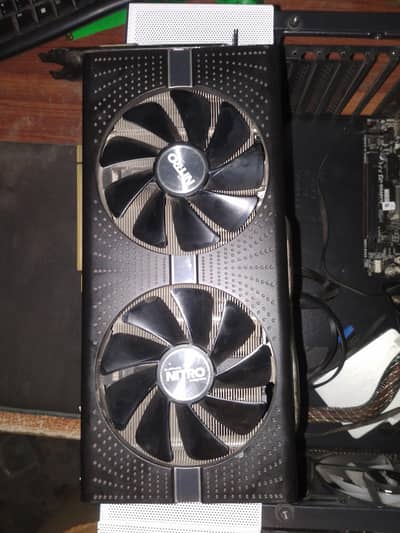 AMD Rx 580 4gb - 10/10 Condition - Dual fans + backplate
