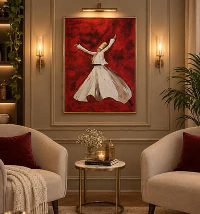 Whirling in Crimson.