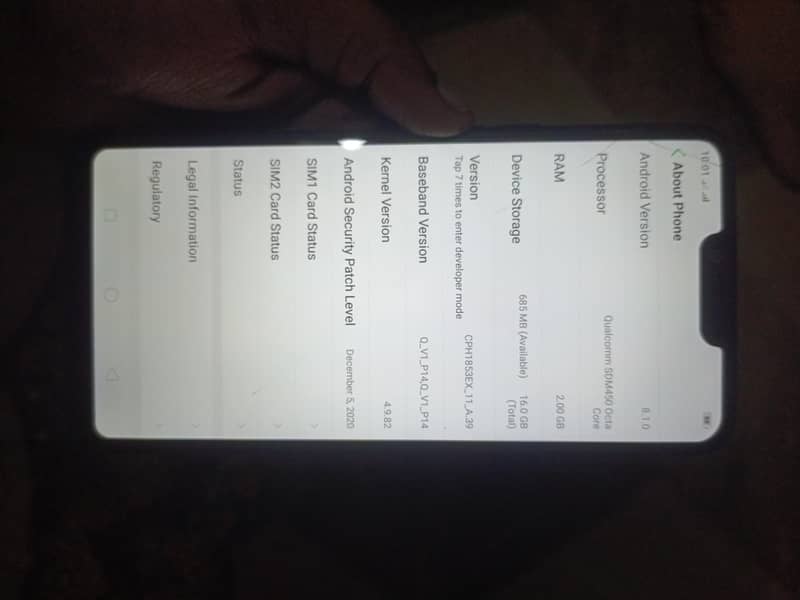 oppo A3s 7