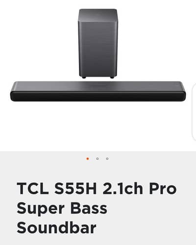 TCL S55H 2.1ch Pro Super Bass Soundbar