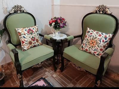 Chairs | Wooden Chairs | luxury Chairs | Coffee Chairs With Table