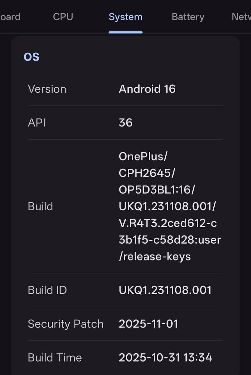 One Plus 13r 15