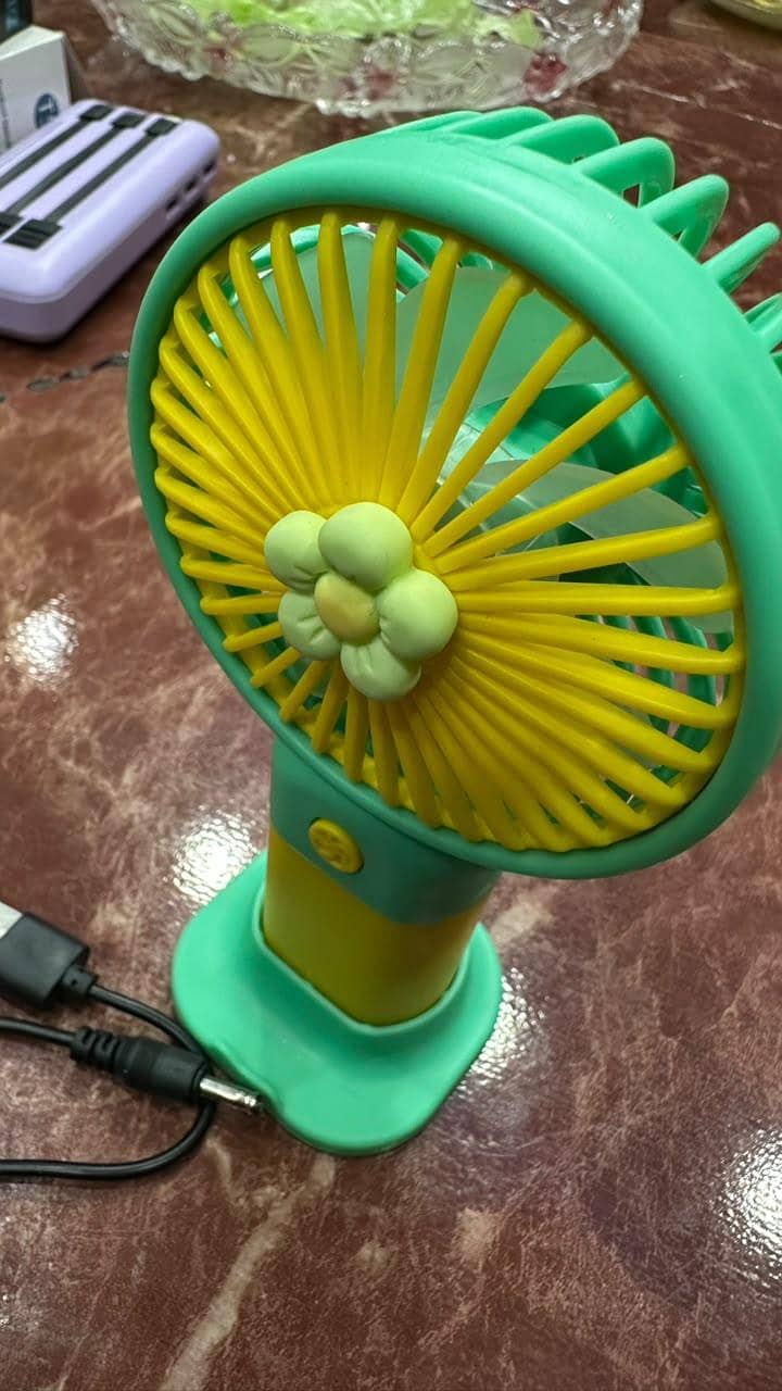 Mini Handheld Portable Fan, Chargeable, 2