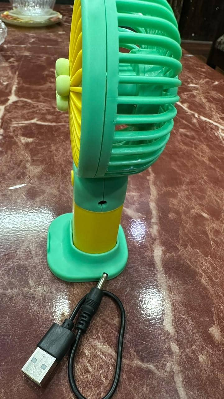 Mini Handheld Portable Fan, Chargeable, 3