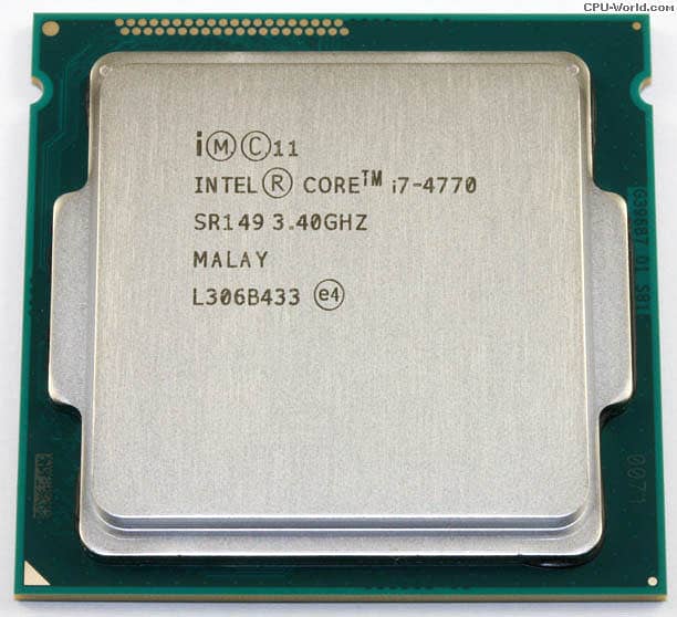 Intel i7 4th generation processor, RAM, board 1
