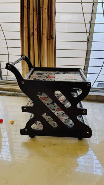 Wooden Tea Trolly