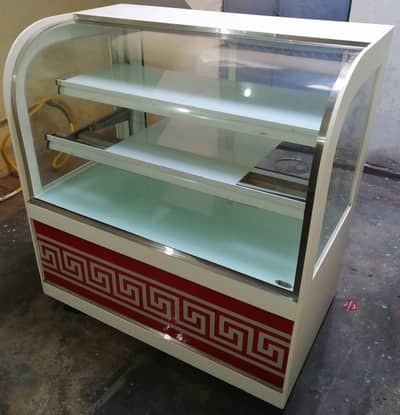 Food Hot Display Counter – Heating + Lighting – Excellent Condition