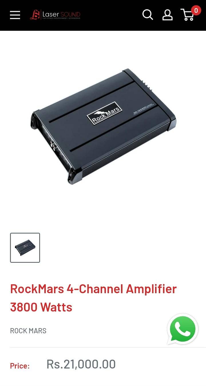 Woofer + Amplifier 4