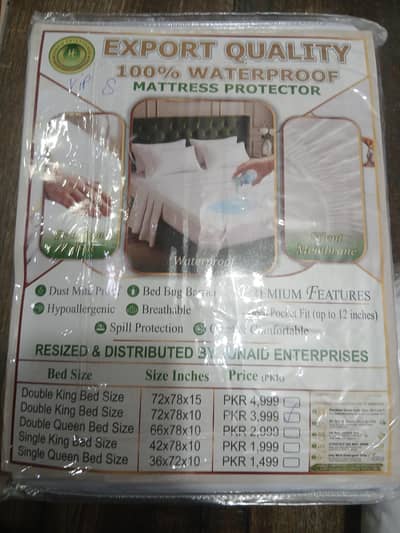 White bed cover waterproof/towel/towel matt/Razai & Razai cover white