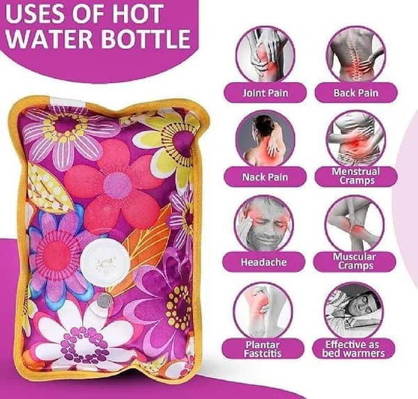 Rechargeable Electric Hot Pouch for Body Pain Relief – Fast 5-10 Min Heating Electric Heating Pad Bag for Back, Neck, Muscle Pain Relief