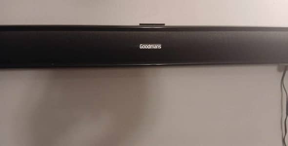 GOODMANS Soundbar from UK  -- with Bluetooth and aux inn and aux out