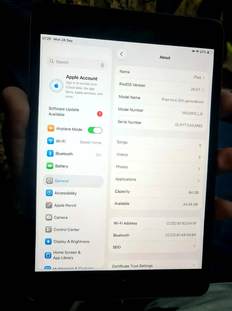 I pad mini 5th generation 2