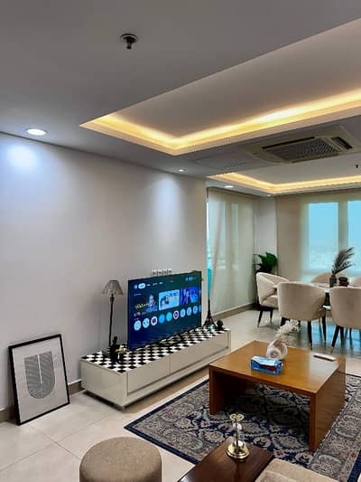 Two BED Fully Furnished Apartment In Gold Crest Available For Rent