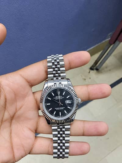 Rolex Datejust Style Watch – Stainless Steel Jubilee Bracelet