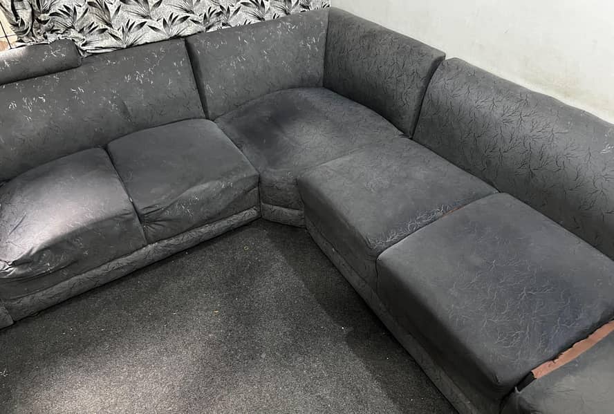L shape sofa set 0