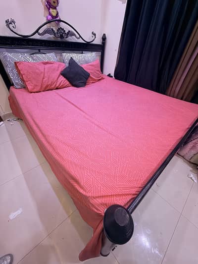 King size bed set with mattress