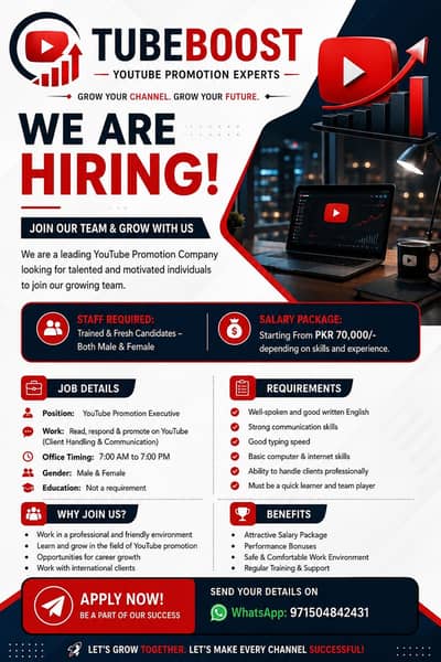 Limited vacancies