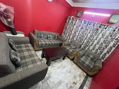 7 Seater Sofa Set – Good Condition – For Sale”