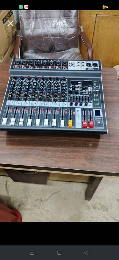 8ch power mixer 99 dsp with digital effects