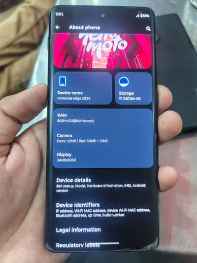 Motorola Edge 2024 8/256GB 5g Good Condition