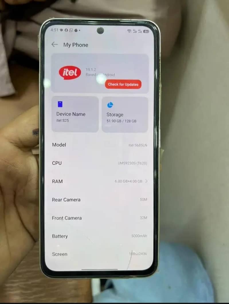 Itel S25 5