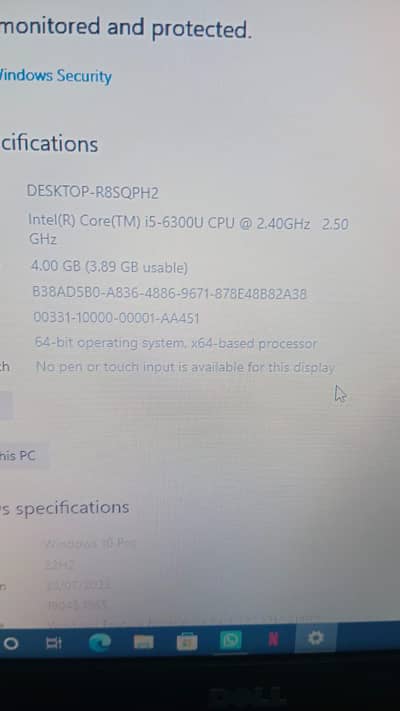 dell laptop i5-6 generation