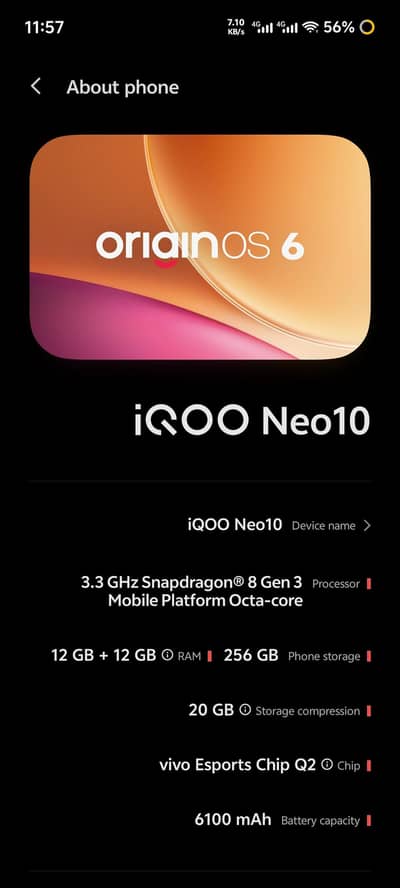 Vivo iQOO Neo10